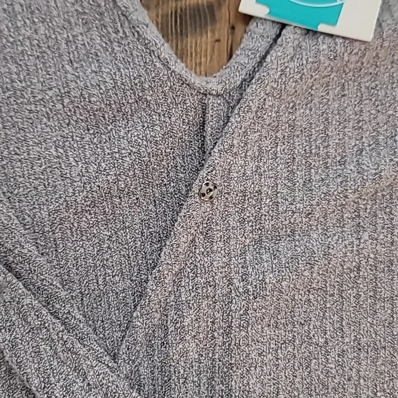 Gray Delia Side Tie Knot Wrap Romper - Picture 3 of 3